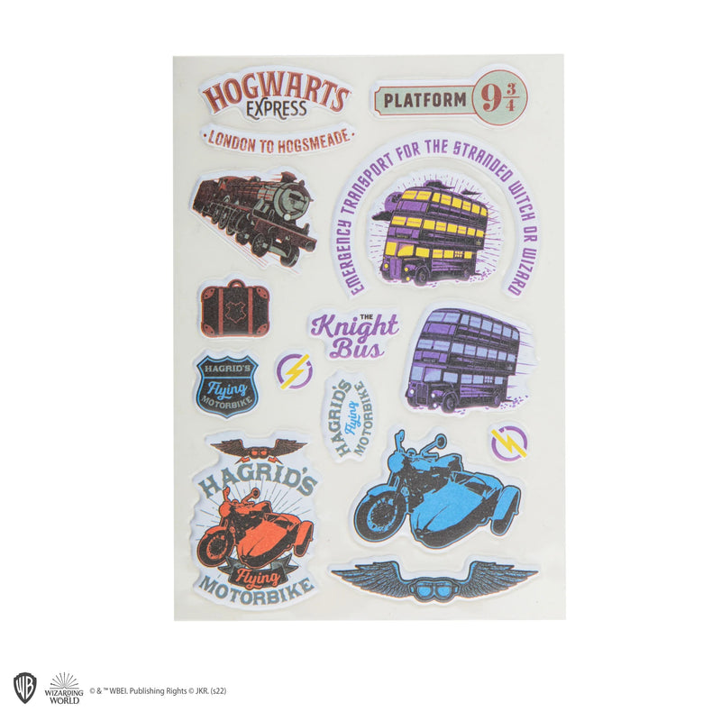 Harry Potter Magical Motors Puffy Foam Stickers