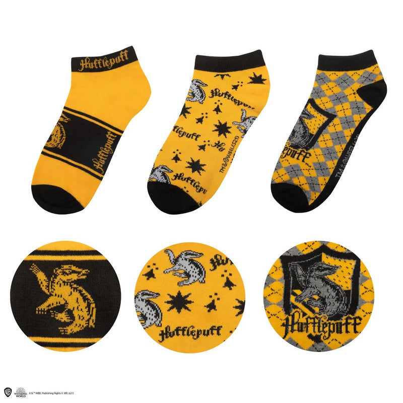 Harry Potter Hufflepuff Ankle Socks 3-Pack