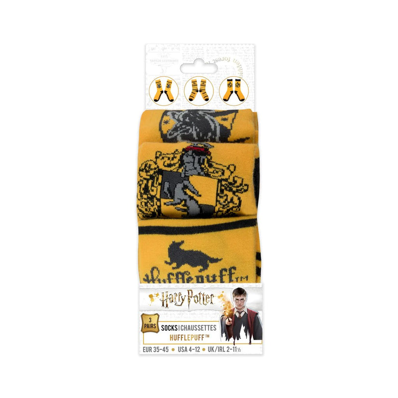 Harry Potter Hufflepuff Socks 3-Pack
