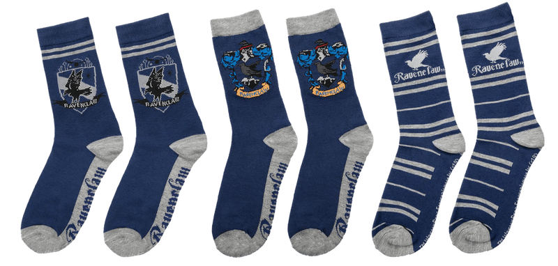 Harry Potter Ravenclaw Socks 3-Pack