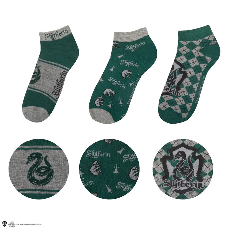Harry Potter Slytherin Ankle Socks 3-Pack