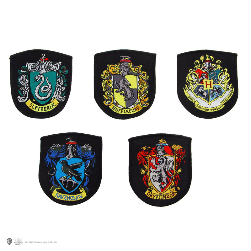Harry Potter Hogwarts House Patch Set of 5