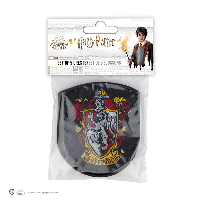Harry Potter Hogwarts House Patch Set of 5