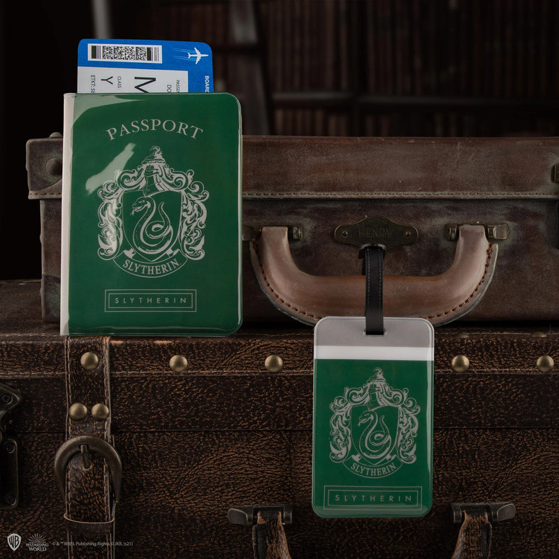 Harry Potter Slytherin Passport Cover and Luggage Tag Set