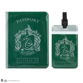 Harry Potter Slytherin Passport Cover and Luggage Tag Set