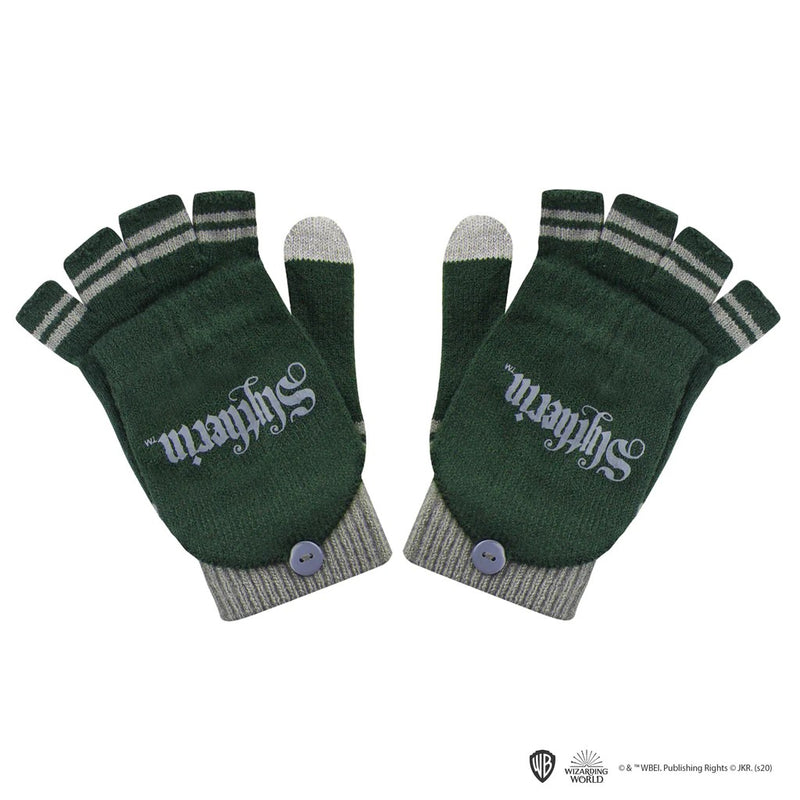 Harry Potter Slytherin Fingerless Mitten Gloves
