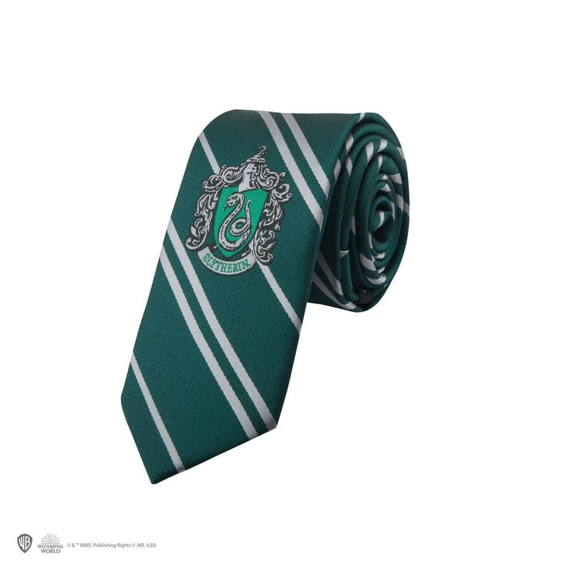 Harry Potter Kids Slytherin Woven Crest Tie