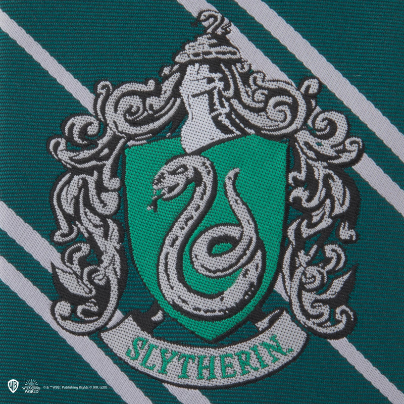 Harry Potter Kids Slytherin Woven Crest Tie