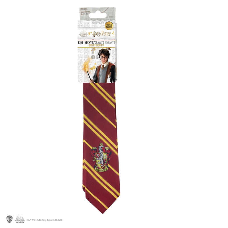 Harry Potter Kids Gryffindor Woven Crest Tie