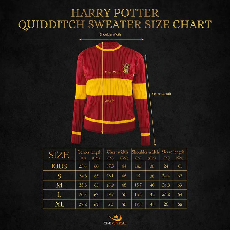 Harry Potter Gryffindor Quidditch Sweater