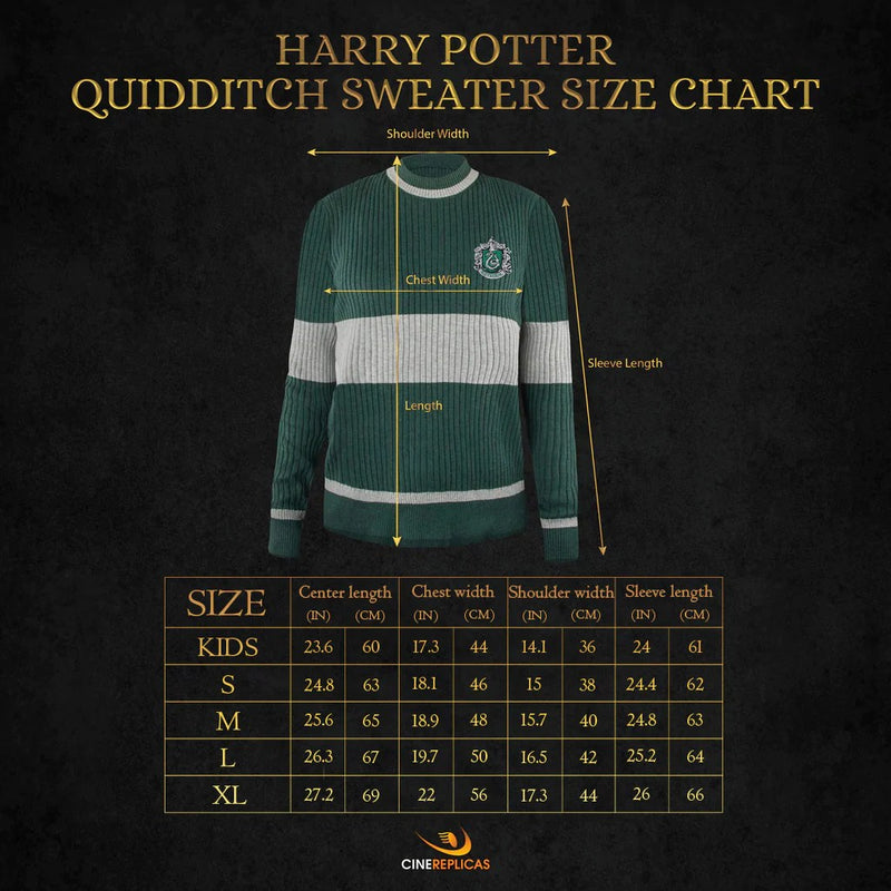 Harry Potter Slytherin Quidditch Sweater