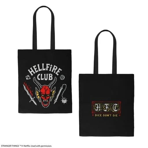 Stranger Things Hellfire Club Tote Bag