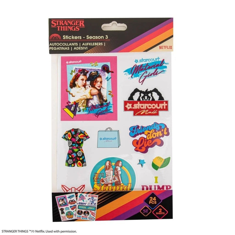 Stranger Things Season 3 Sticker Set