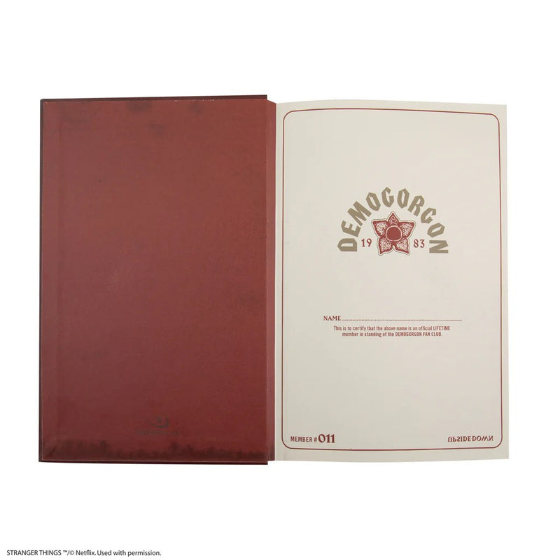 Stranger Things Demogorgon Hardcover Notebook