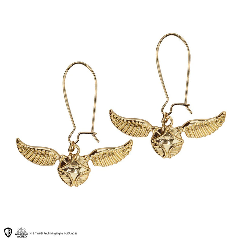 Harry Potter Golden Snitch Quidditch Earrings