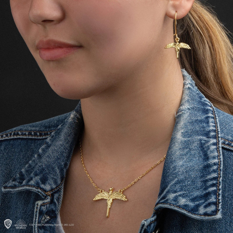 Harry Potter Fawkes Phoenix Necklace