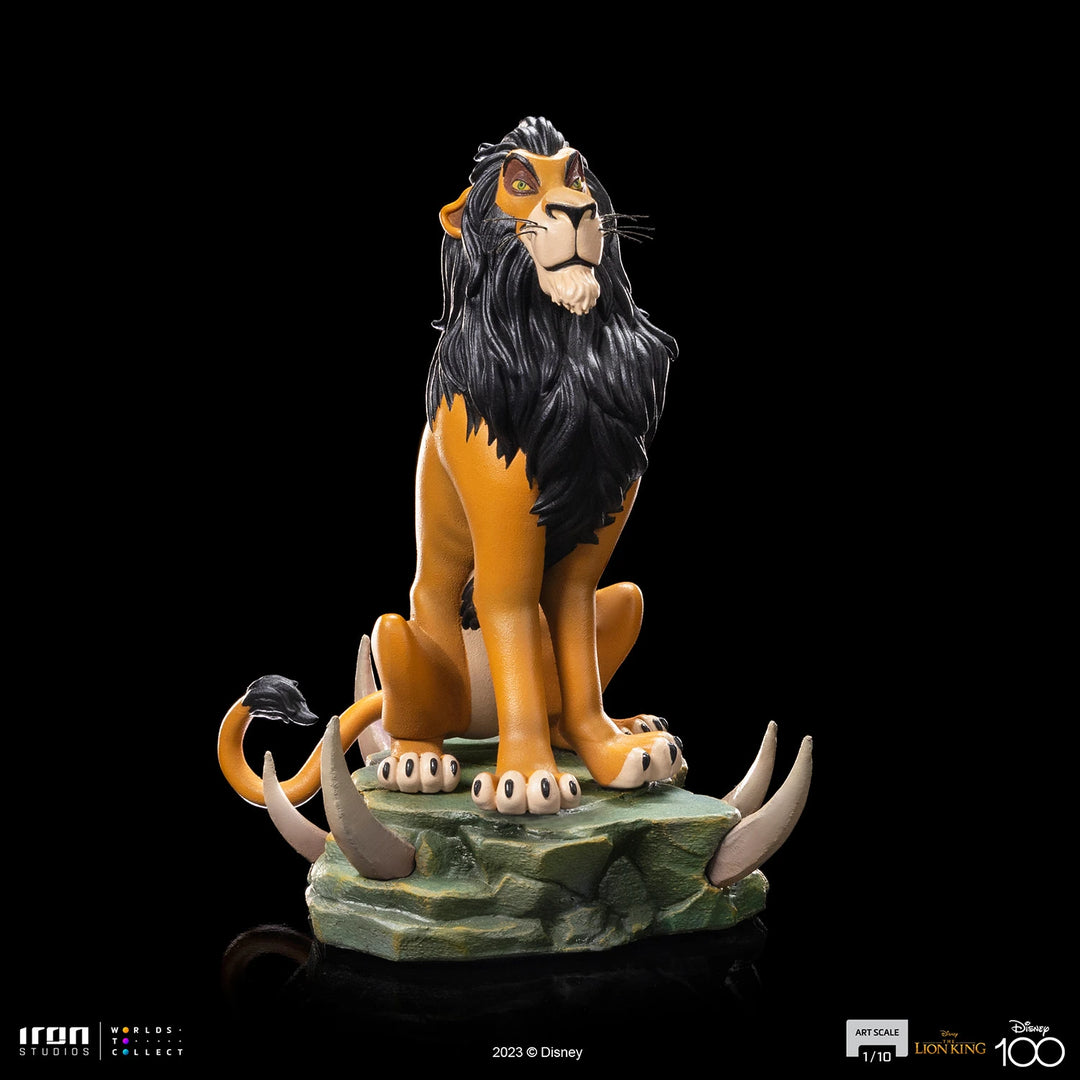 Iron Studios Disney The Lion King 1/10 Art Scale Scar Statue