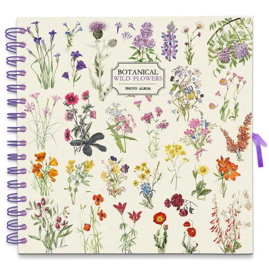 Wild Flowers 26x26cm 40 Pages Scrapbook Photo Album