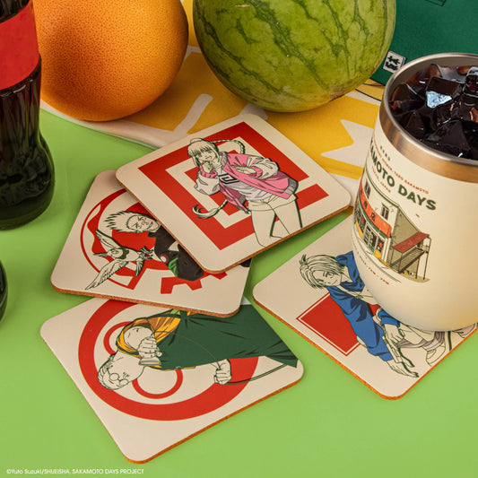 Sakamoto Days Sakamoto's Store Coaster Set