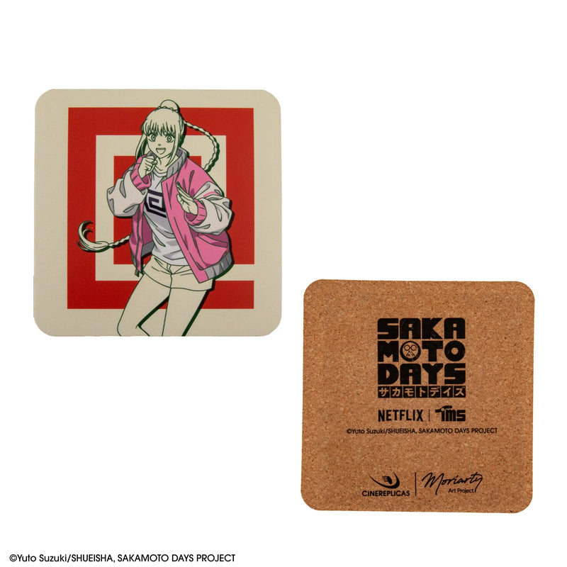 Sakamoto Days Sakamoto's Store Coaster Set, side angle