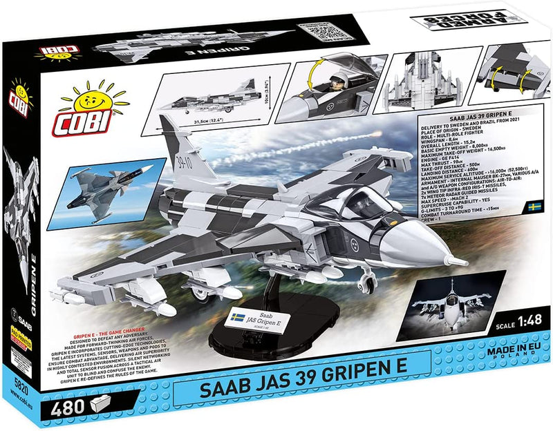 Cobi Armed Forces SAAB JAS 39 GRIPEN E (480 Pieces)