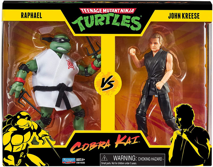 TMNT vs Cobra Kai 2-Packs Raphael vs John Kreese Action Figures