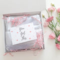 THE PINK EDIT | LUXURY SELF-CARE GIFT BOX, packaging shot