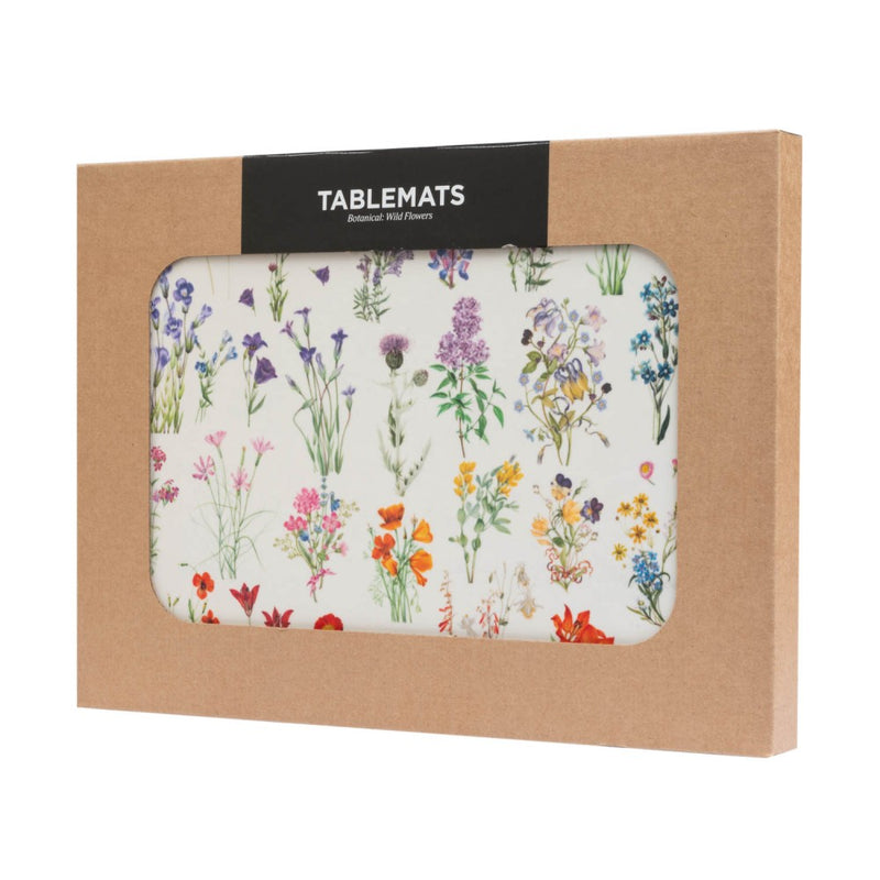 Wild Flowers Set of 4 Table Mats