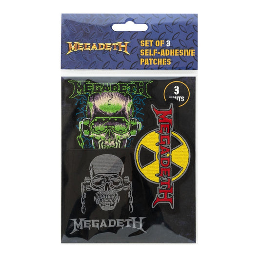 Megadeth Set of 3 Patches