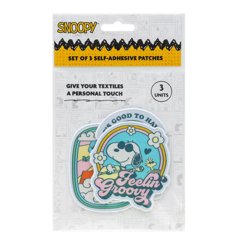 Snoopy Set of 3 Patches
