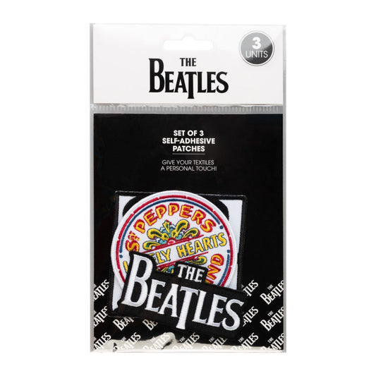 The Beatles Set of 3 Patches