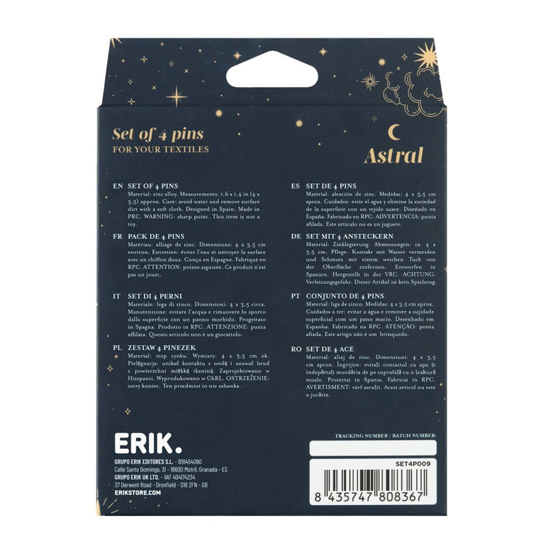 Astral Set of 4 Pins