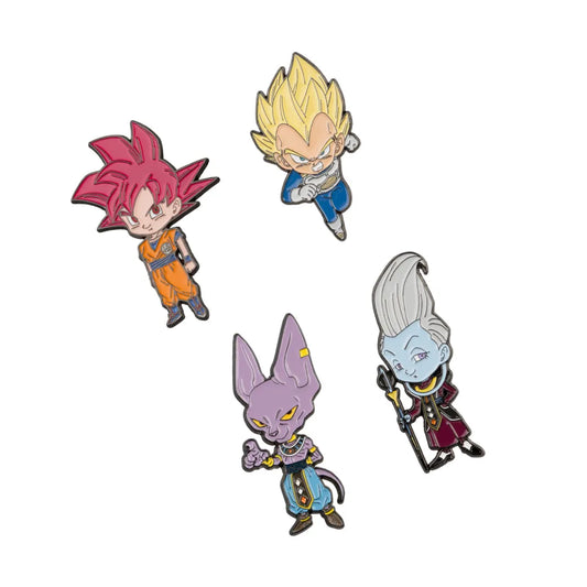 Dragon Ball Super Saga Battle of Gods Set of 4 Pins