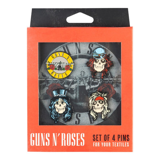 Guns N' Roses Set of 4 Pins