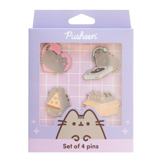 Pusheen Set of 4 Pins