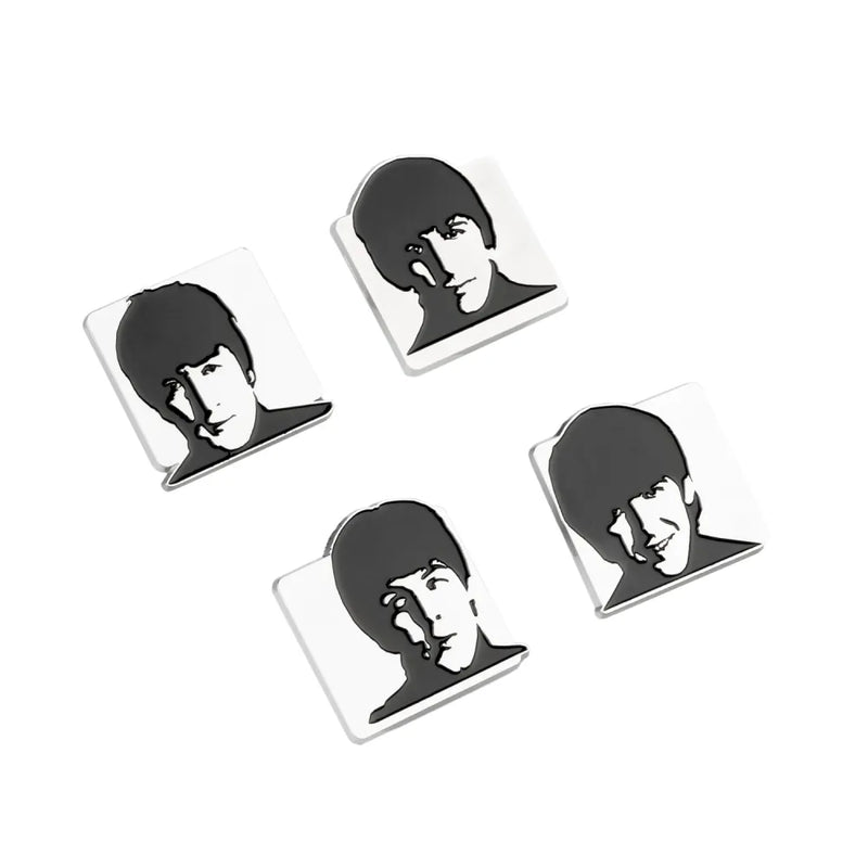 The Beatles Set of 4 Pins