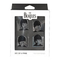 The Beatles Set of 4 Pins