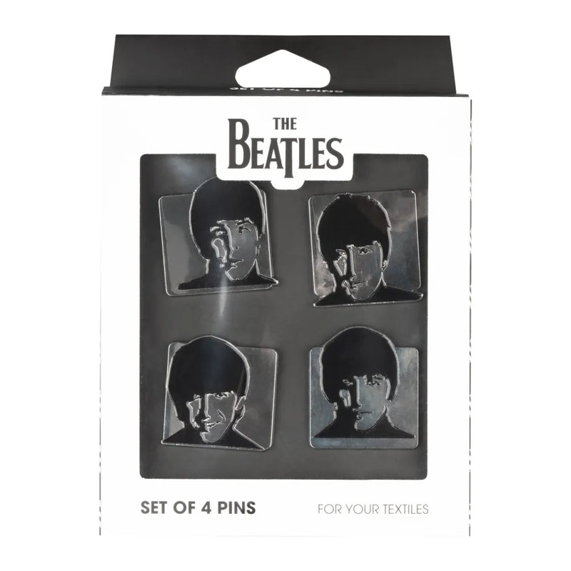 The Beatles Set of 4 Pins