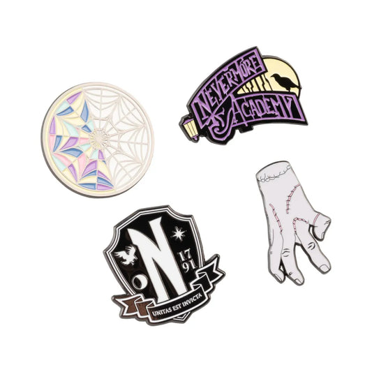Wednesday Set of 4 Pins