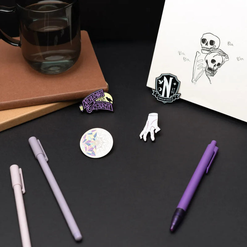 Wednesday Set of 4 Pins