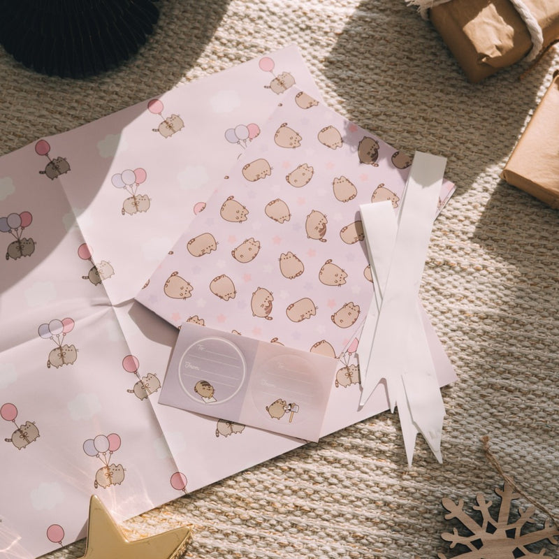 Pusheen Wrapping Paper Set