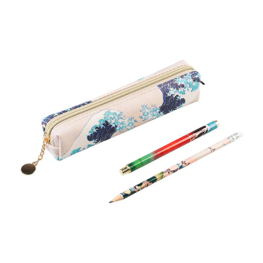 Hokusai Pen and Pencil Box Set