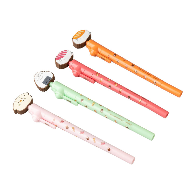 Set of 20 Pusheen Sushi Roll Rotating Topper Pens alternate view