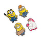 Minions Enamel Pin Badge Set of 4 with Butterfly Clasps