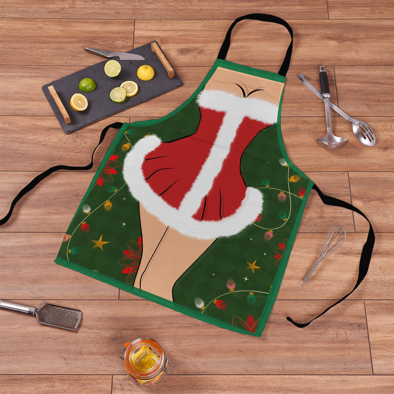 Sexy Mrs Claus - Adult Apron, alternate view