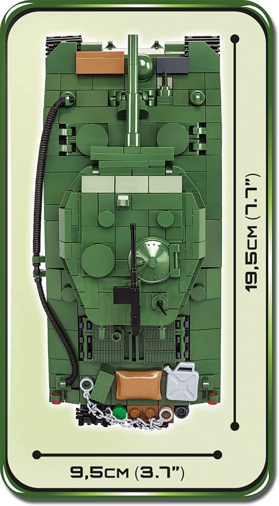COBI World War II SHERMAN M4A3E2 (720 Pieces)