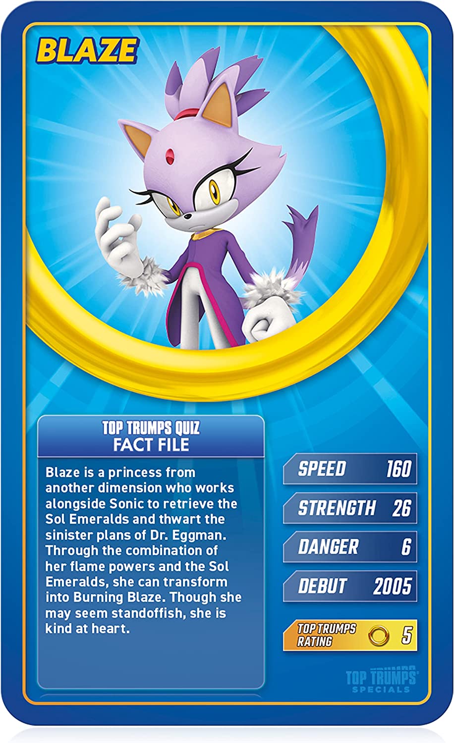 Top Trumps Specials Sonic