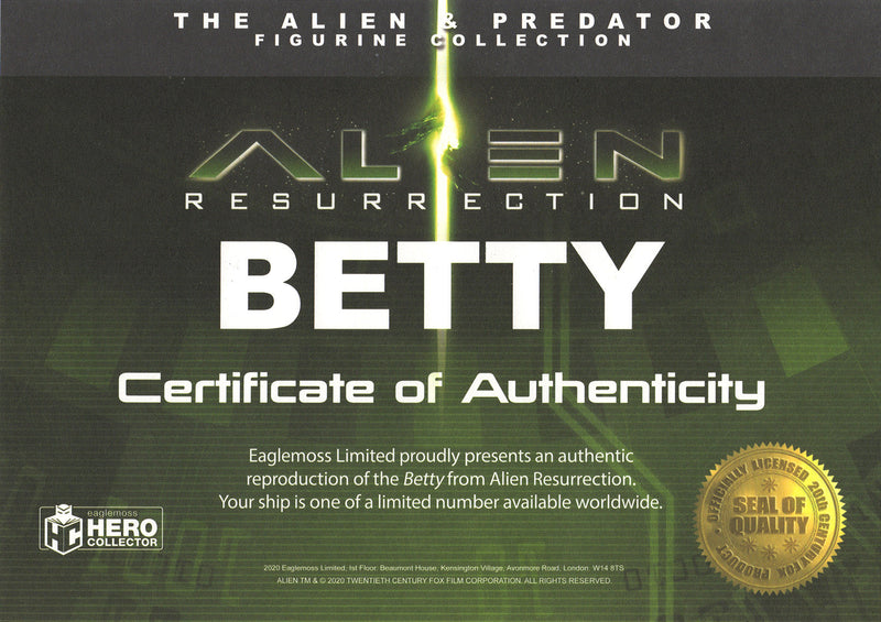 Betty XL EDITION (The Alien and Predator Figurine Collection / Eaglemoss), alternate view