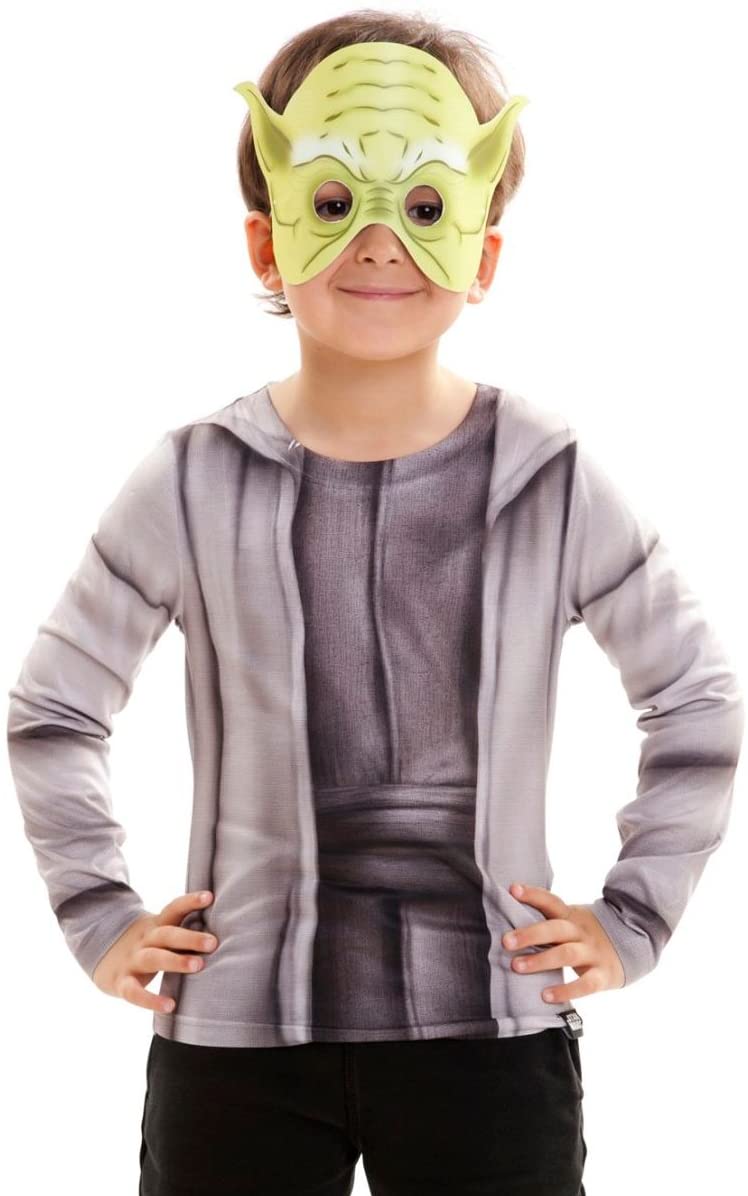Viving Costumes Yoda Boy's Long Sleeve T Shirt (4 6 Years)