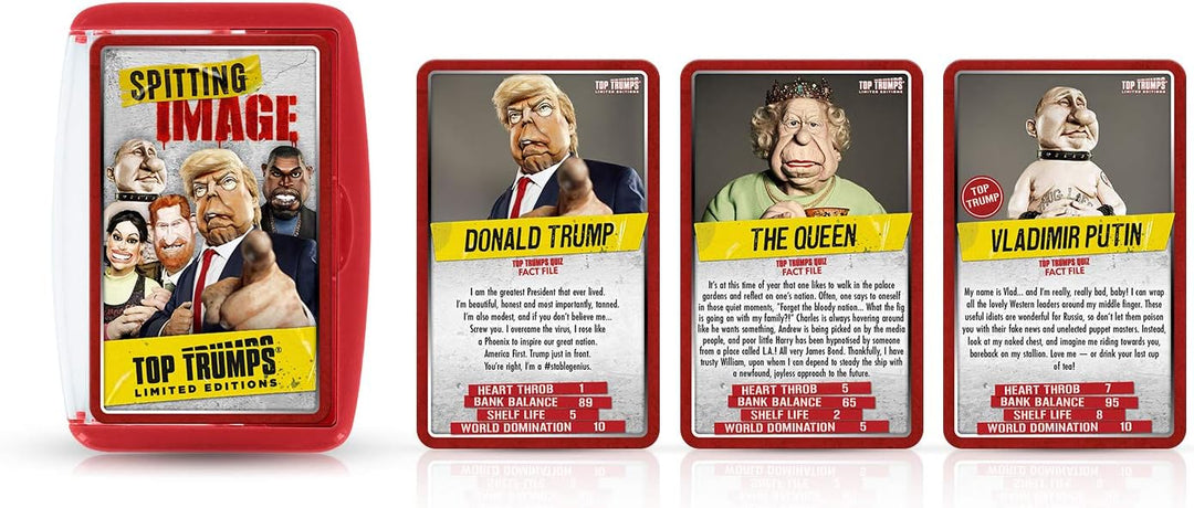 Top Trumps Limited Edition Spitting Image Card Game